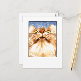 Katt Djur Selfie- DNM Postkort Vykort