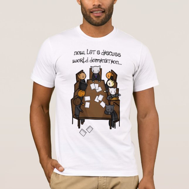 Katt dominansT-tröja T-shirt (Framsida)