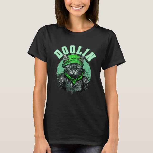 Katt Doolin irländska Saint Patrick s Day Irland T Shirt (Framsida)
