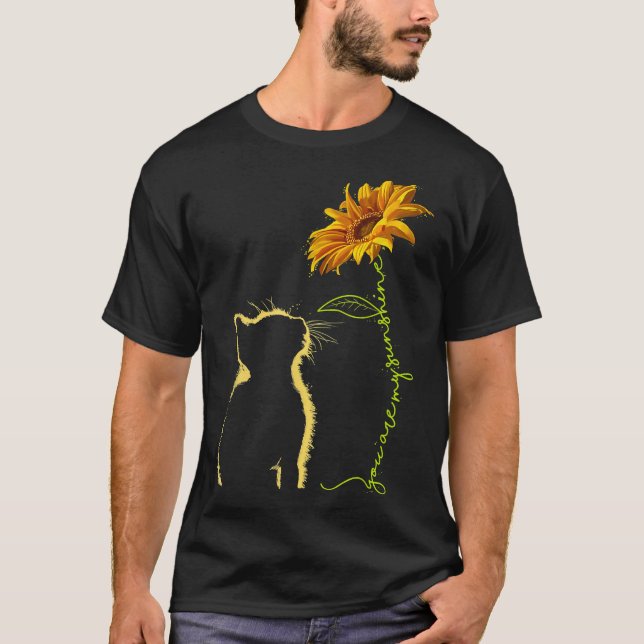Katt du är min solskenskatt gåvor t shirt (Framsida)