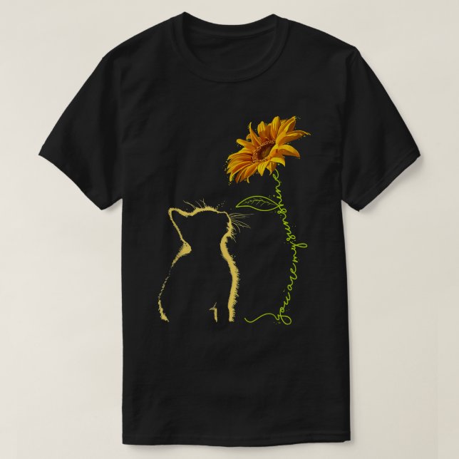 Katt du är mina solskenor t shirt (Design framsida)