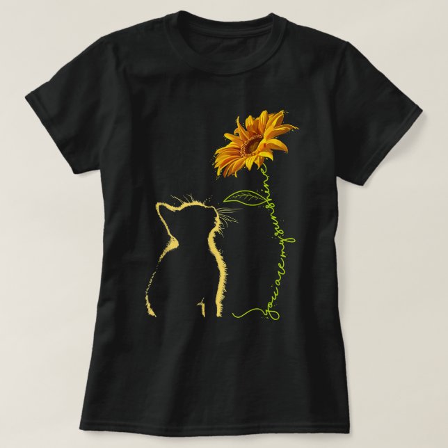 Katt du är mina solskenor t shirt (Design framsida)