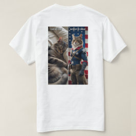 Katt efter dag, Patriot by Night - Fårbar katt T-S T Shirt