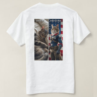 Katt efter dag, Patriot by Night - Fårbar katt T-S T Shirt