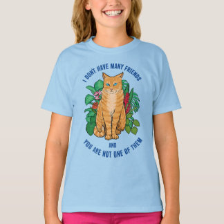 Katt ej vänligt t shirt