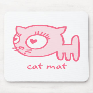 Katt-en-portvakt katt matta Mousepad Musmatta