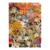 Katt en stor utskrift