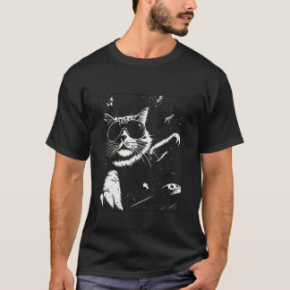 Katt Fallskärmshopp Fallskärm Flygande Katt T Shirt