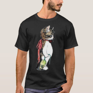 Katt fånga mus älskare kitten älskare katt t shirt