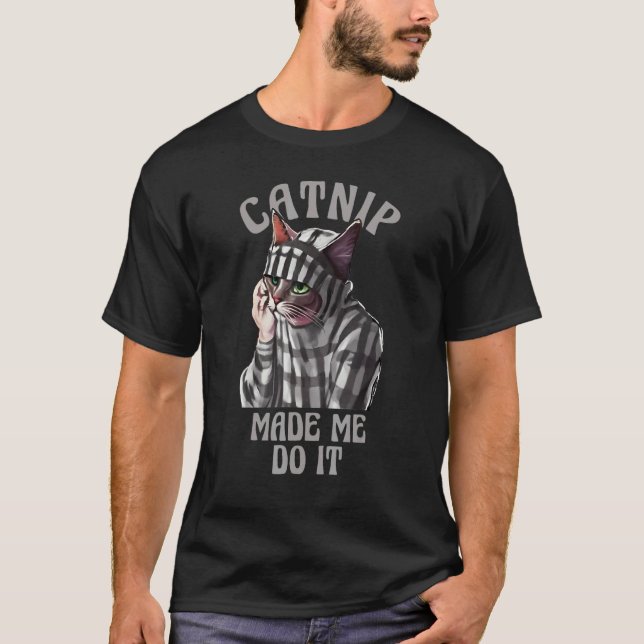 Katt Fånge Kattsnurr Unge Katt T Shirt (Framsida)