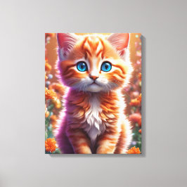 Katt Fantasi Canvastryck