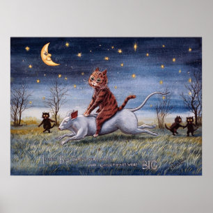 Katt fantasi, Louis Wain Poster
