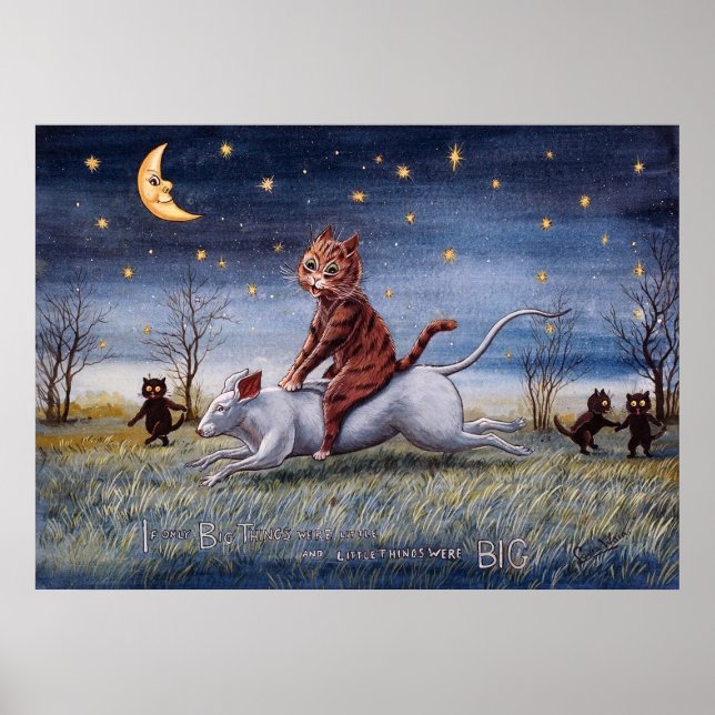 Katt fantasi, Louis Wain Poster (Framsidan)