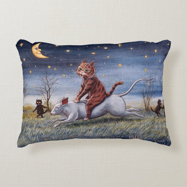 Katt fantasi, Louis Wain Prydnadskudde (Framsidan)