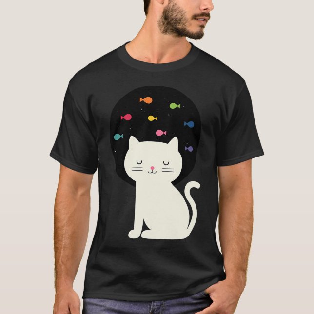 Katt Fantasi T Shirt (Framsida)