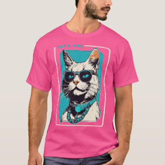 Katt färg, bara t shirt