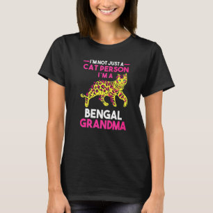 Katt Farmor Bengal Mormor T Shirt