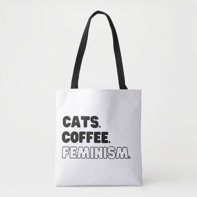 Katt, feminism tygkasse (Framsida)