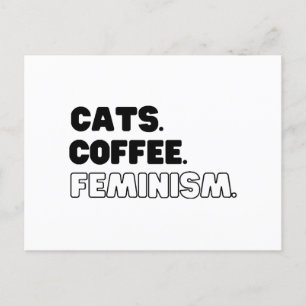 Katt, feminism vykort