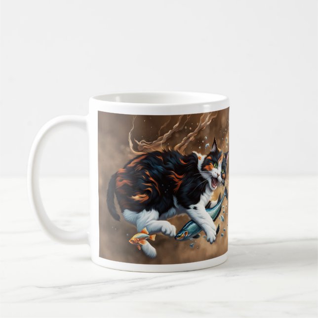Katt Ferad Kaffemugg (Vänster)