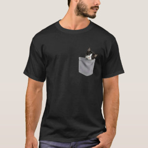 Katt ficka kikar Söt katt i fickan 3 T Shirt