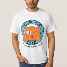 KATT FIN Kaffe Tecknad Katt Señor Gato™ T Shirt