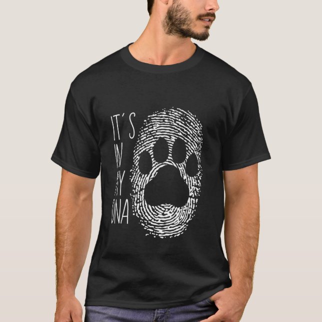 Katt Fingeravtryck Kattälskare T Shirt (Framsida)