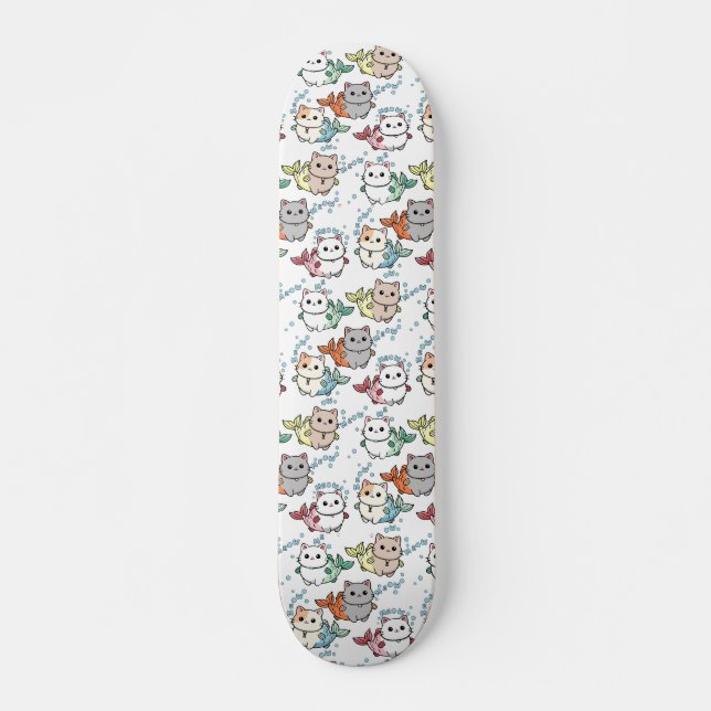 Katt Fisk Illustration Skateboard (Framsida)