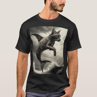 Katt Fisk Mythical Creature T Shirt