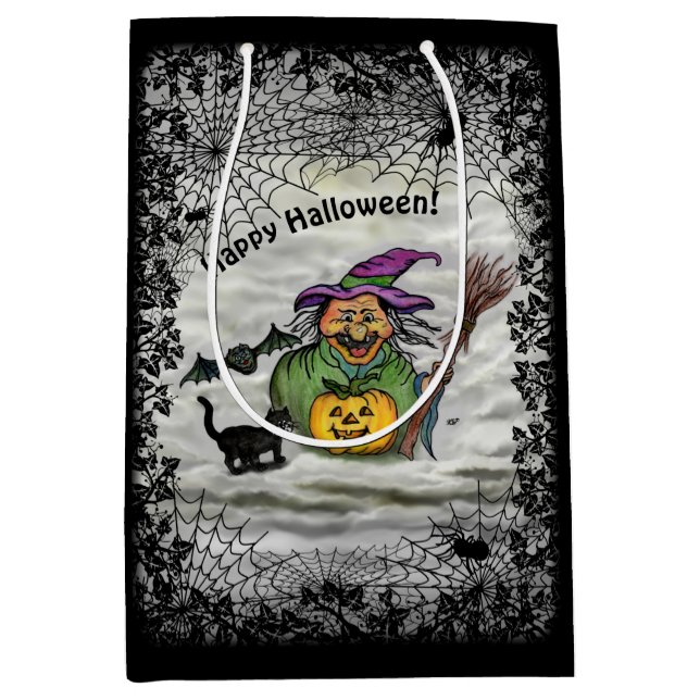 Katt, Fladdermus och Pumpkin, Happy halloween! (Framsidan)