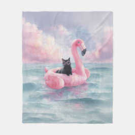 Katt Flamingo Flyter Blanket Fleecefilt