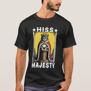Katt Fnyser Majestät Katt Repställning Träd Katt T Shirt