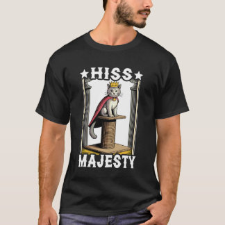Katt Fnyser Majestät Katt Repställning Träd Katt T Shirt