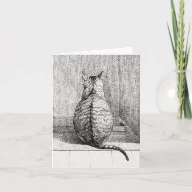Katt Födelsedagskort Kort (Framsida)