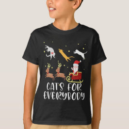 Katt för alla julklapp Funny Julafton Kvinnor T Shirt