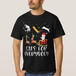 Katt för alla julklapp Funny Julafton Kvinnor T Shirt