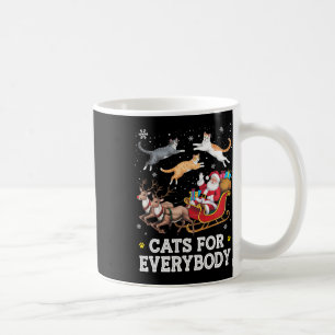 Katt för alla julklapp kaffemugg