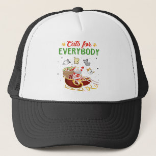 Katt för alla julklapp Lover Funny Keps