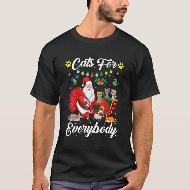 Katt för alla julklapp, lover ugly S T Shirt (Framsida)