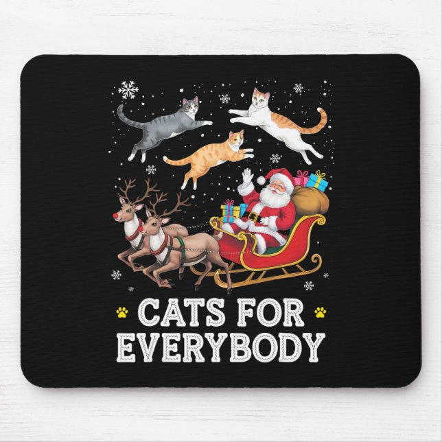 Katt för alla julklapp musmatta (Framsidan)