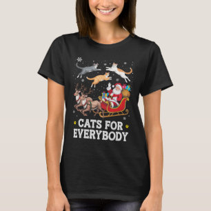 Katt för alla julklapp t shirt