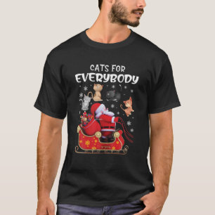 Katt för alla Kat jul, god jul T Shirt