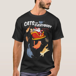 Katt för alla roliga Chirstmas Cat T Shirt
