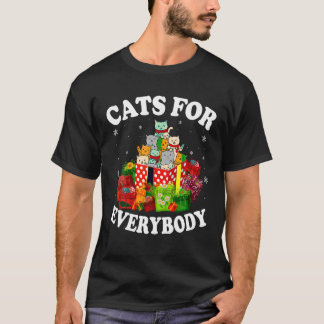 Katt för alla Santa Cat Julgran T Shirt