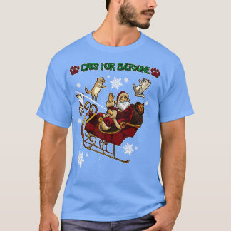 Katt för alla Santa Ge vid Kittens T Shirt