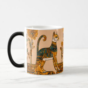 Katt för antika egyptener magisk mugg