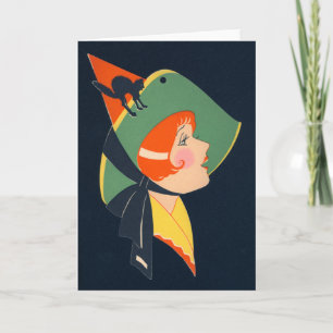 Katt för art décohäxasvart kort