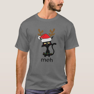Katt för Cat Lovers Ugly jul Frown T Shirt