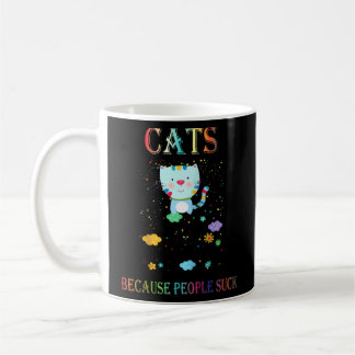 Katt för folk Suck Raglan Kaffemugg