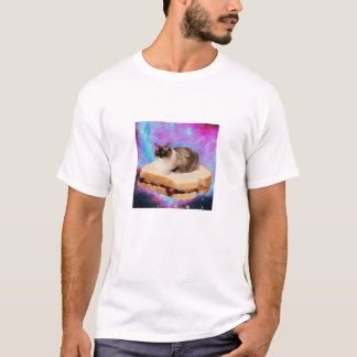 Katt för fredagsmörgåsutrymme tee shirt